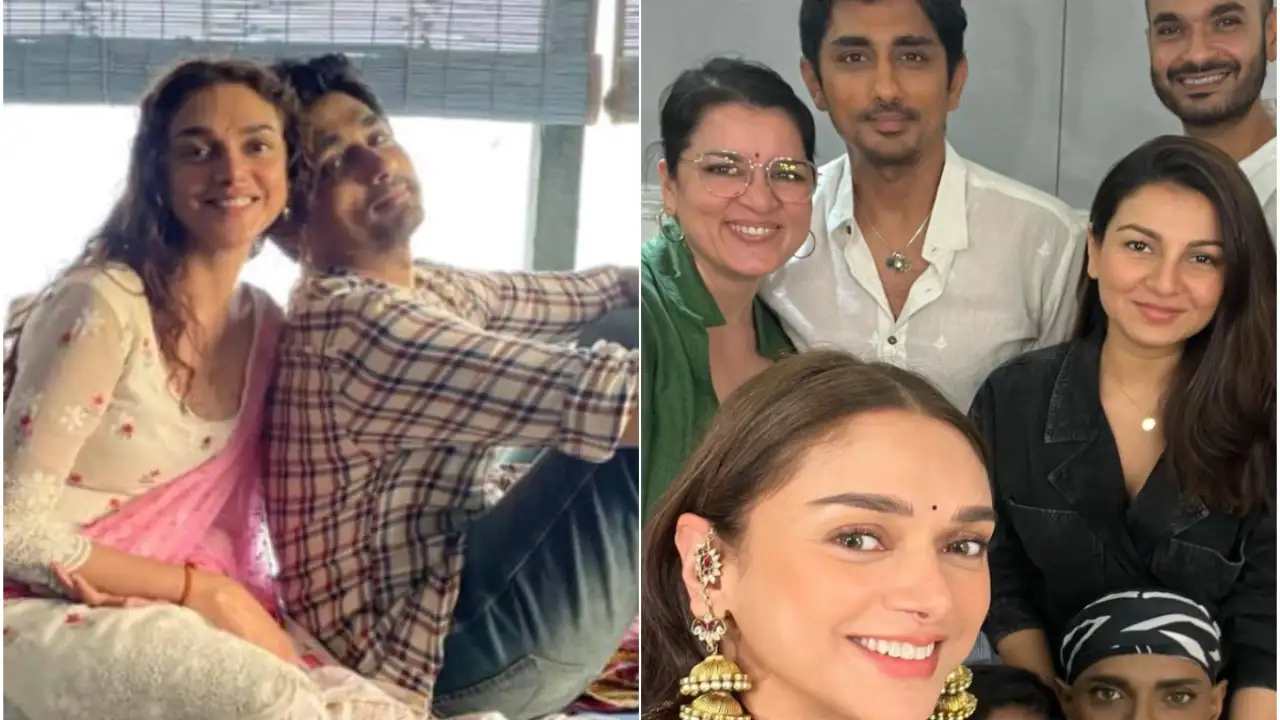 Aditi Rao Hydari shares a pic with rumoured beau Siddharth and her peeps; He says 'no one like you' | PINKVILLA