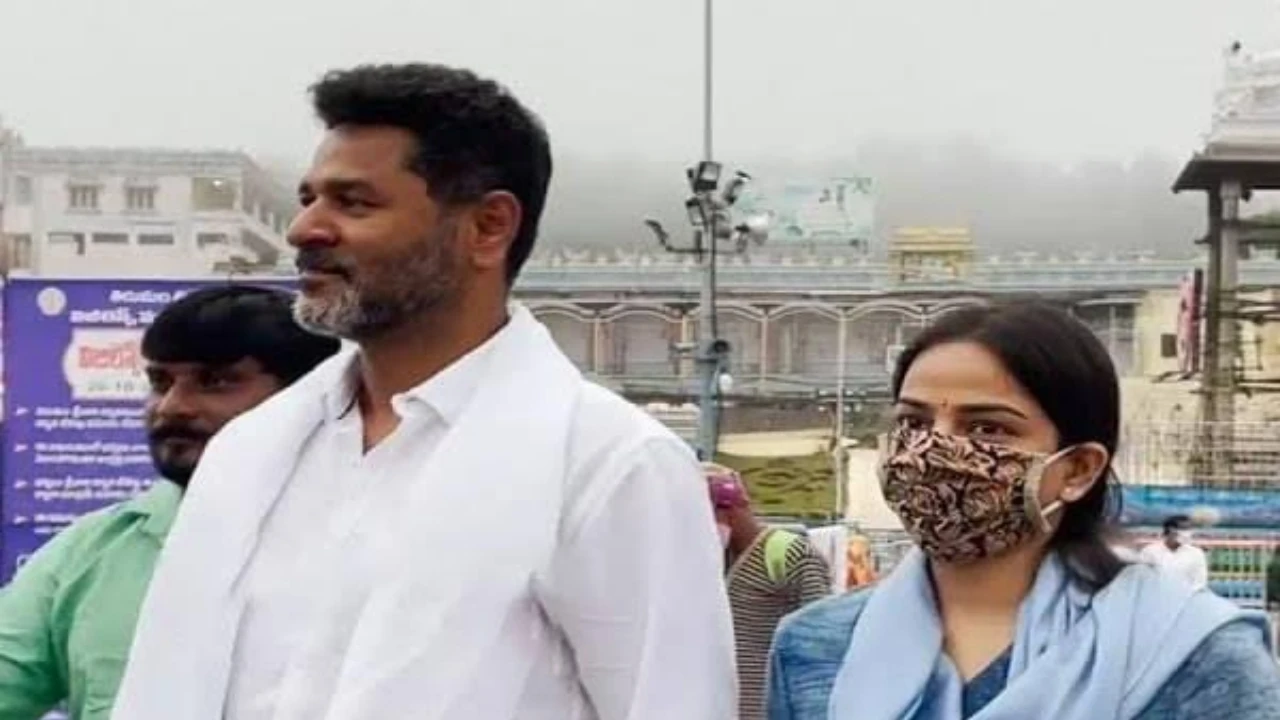 Prabhu Deva makes first public appearance with his second wife Himani Singh  at Tirupati; PICS go viral | PINKVILLA
