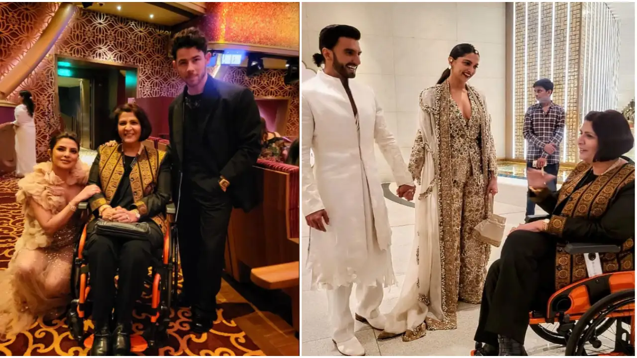 791152269 deepika padukone ranveer enjoy a conversation with deepa malik latter poses with priyanka nick at nmacc event 1280*720