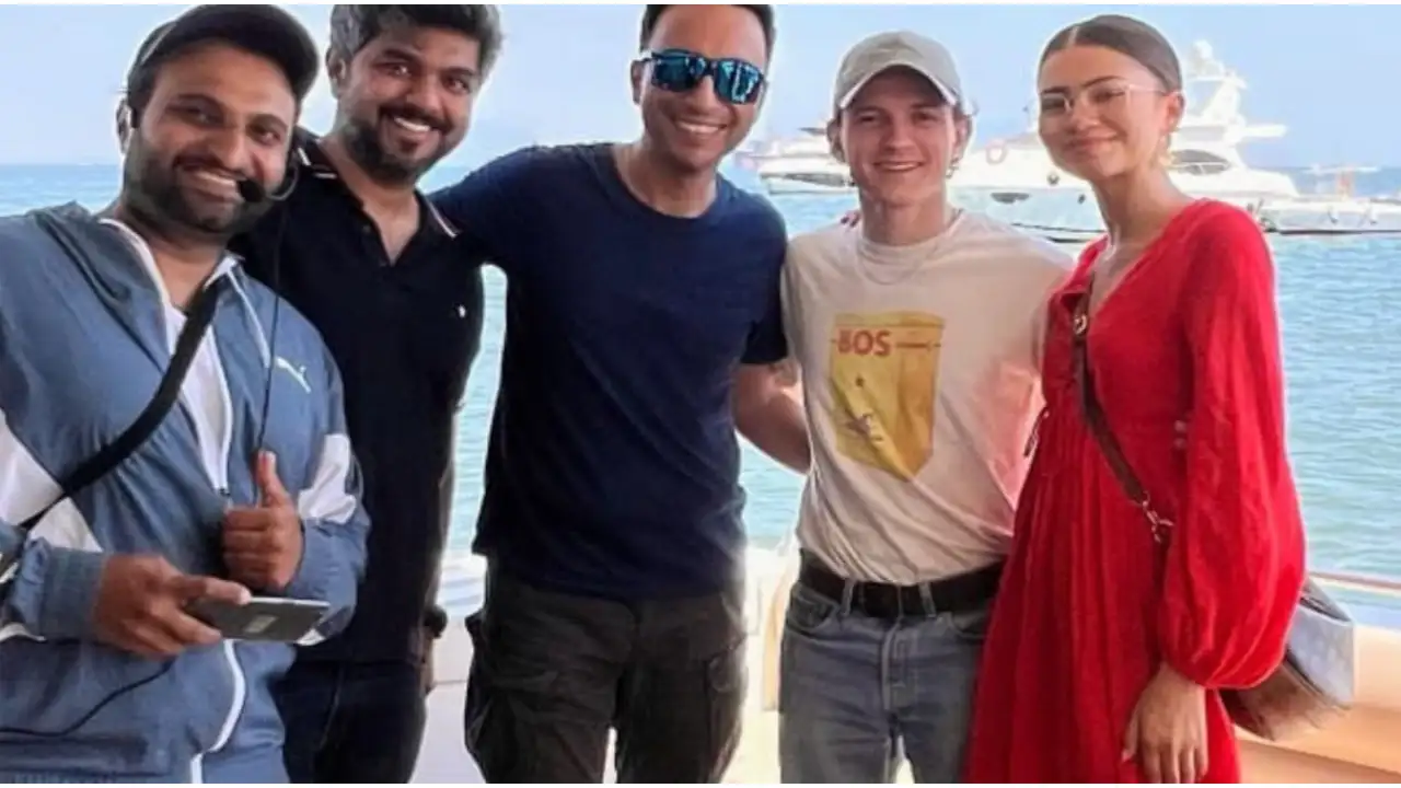 978993237 tom holland and zendaya spotted on a luxury yacht during india visit pic from their recent outing goes viral 1280*720