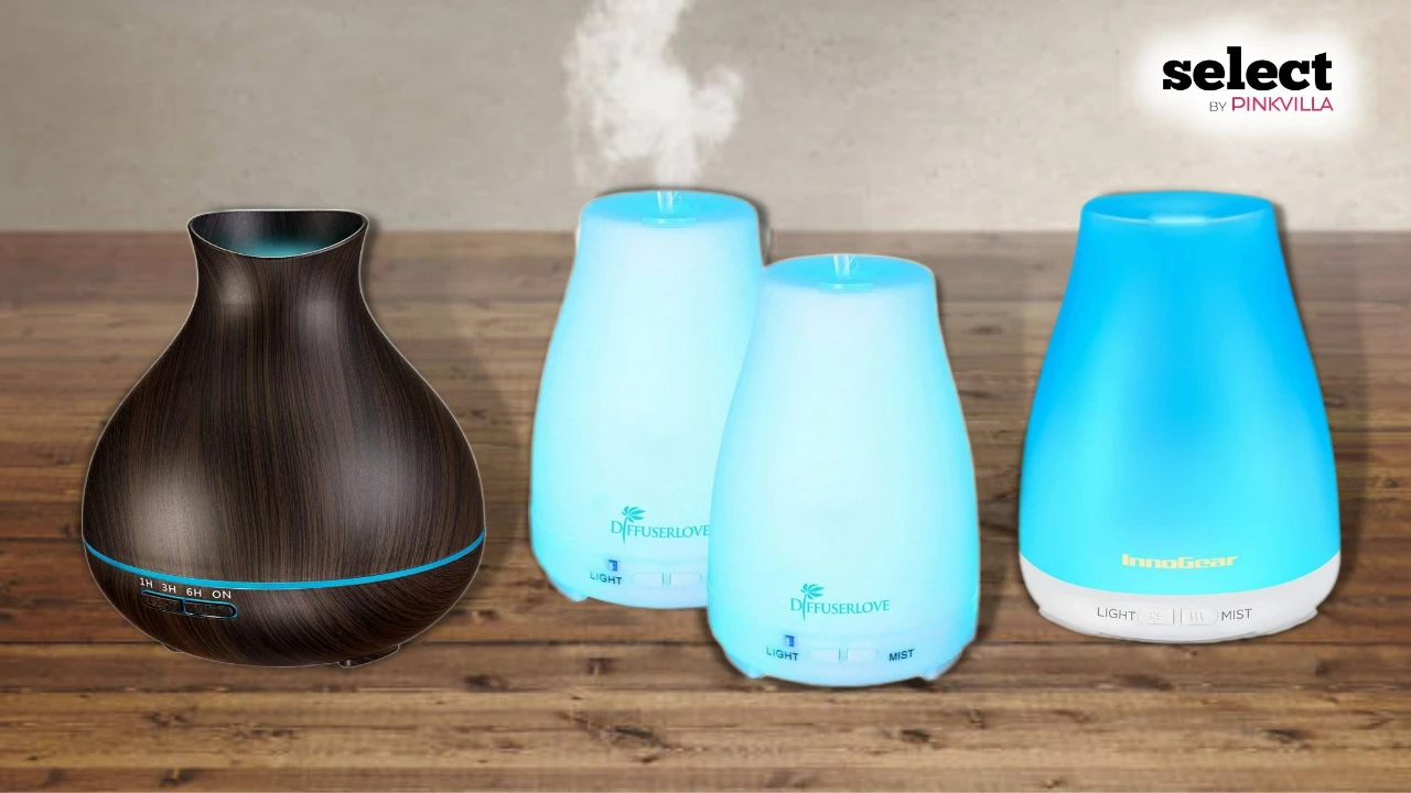 InnoGear Essential Oil Diffuser, 150ML Ceramic Diffuser for Home  Handcrafted Aromatherapy Diffuser Ultrasonic Cool Mist Humidifier with 2  Mist Modes