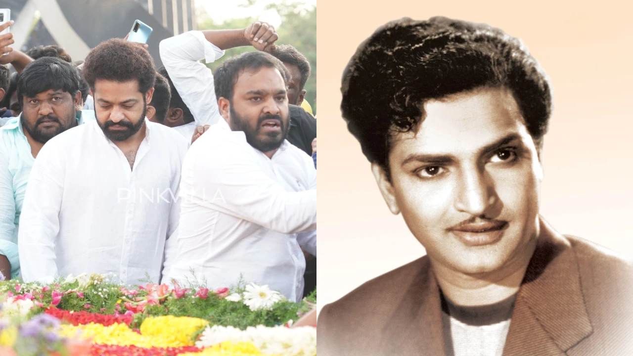 Nandamuri Taraka Rama Rao’s centenary: Jr NTR in tears at NTR Ghat;  Chiranjeevi remembers the late actor