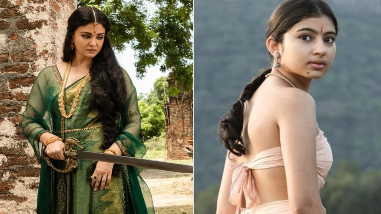 1111965134 ponniyin selvan 2 meet aishwarya rai bachchans younger version sara arjun 1280*720