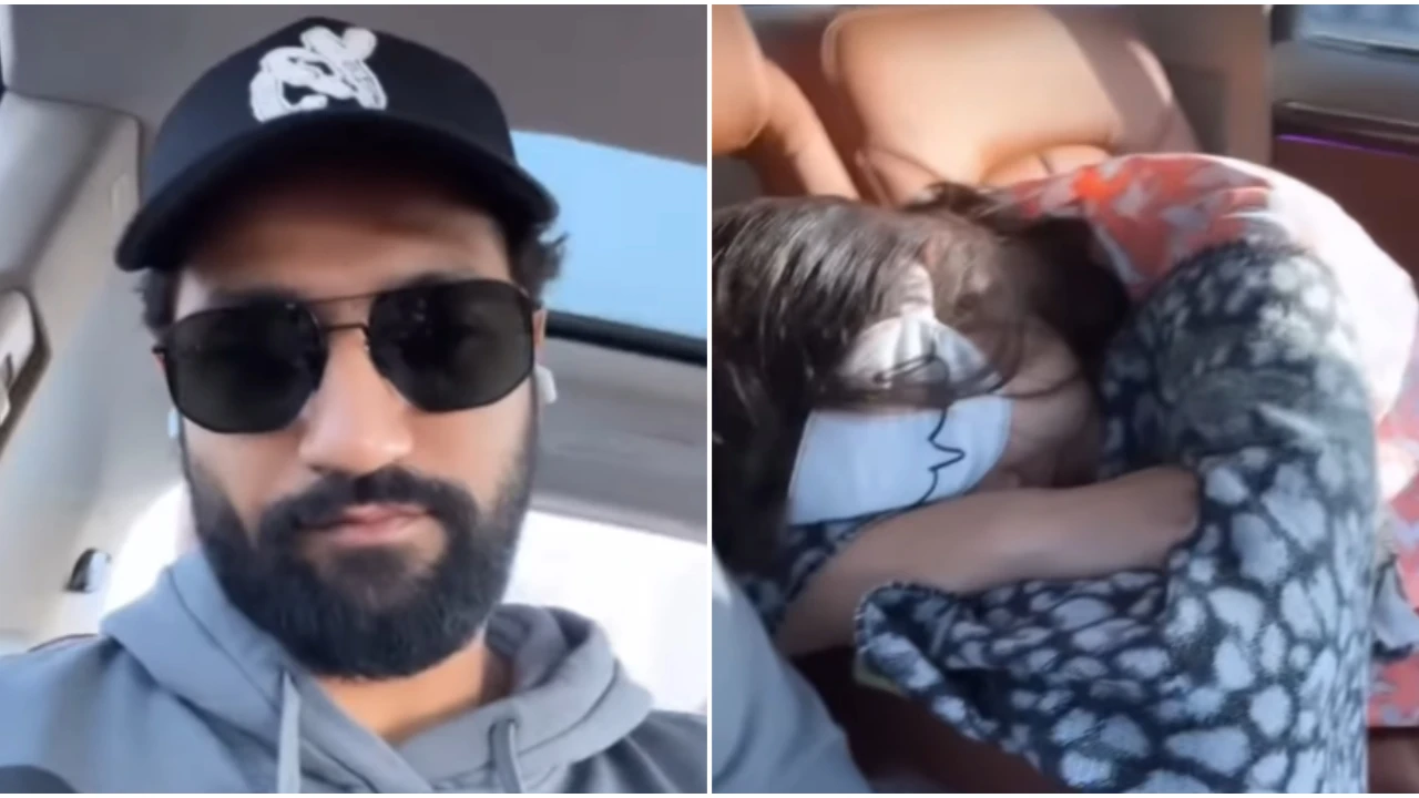 Sara Ali Khan takes a nap after enjoying the IPL 2023 final, while Vicky Kaushal says ‘sleep is not complete’
