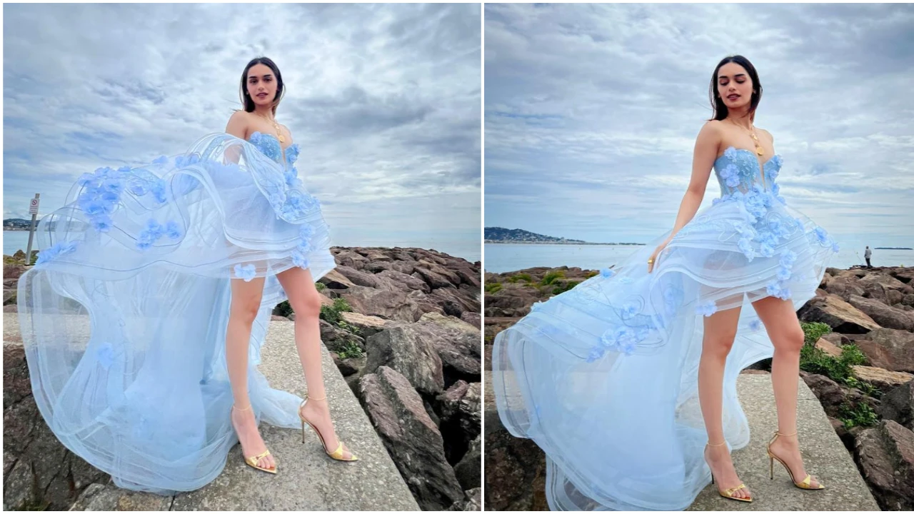 1390892448 cannes 2023 manushi chhillar looks ethereal in a pastel blue dress for the final red carpet look 1 1280*720