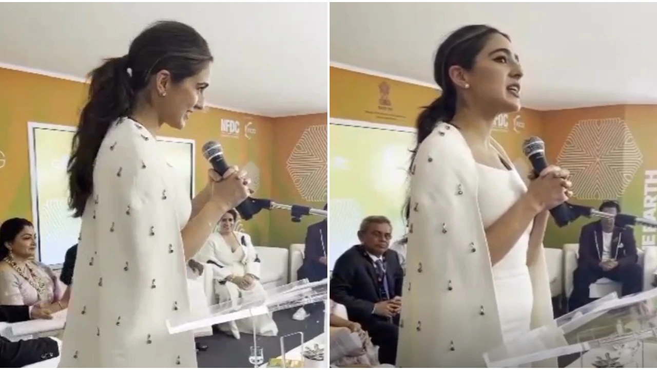 1450989485 cannes 2023 sara ali khans speech at inauguration of the indian pavilion wins over netizens watch 1 1280*720
