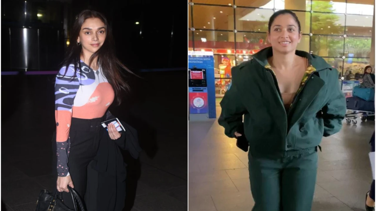 Flughafenbeobachtung: Aditi Rao Hydari fliegt nach Cannes;  Tamannaah Bhatia kehrt von der Fotografie von Bhola Shankar zurück