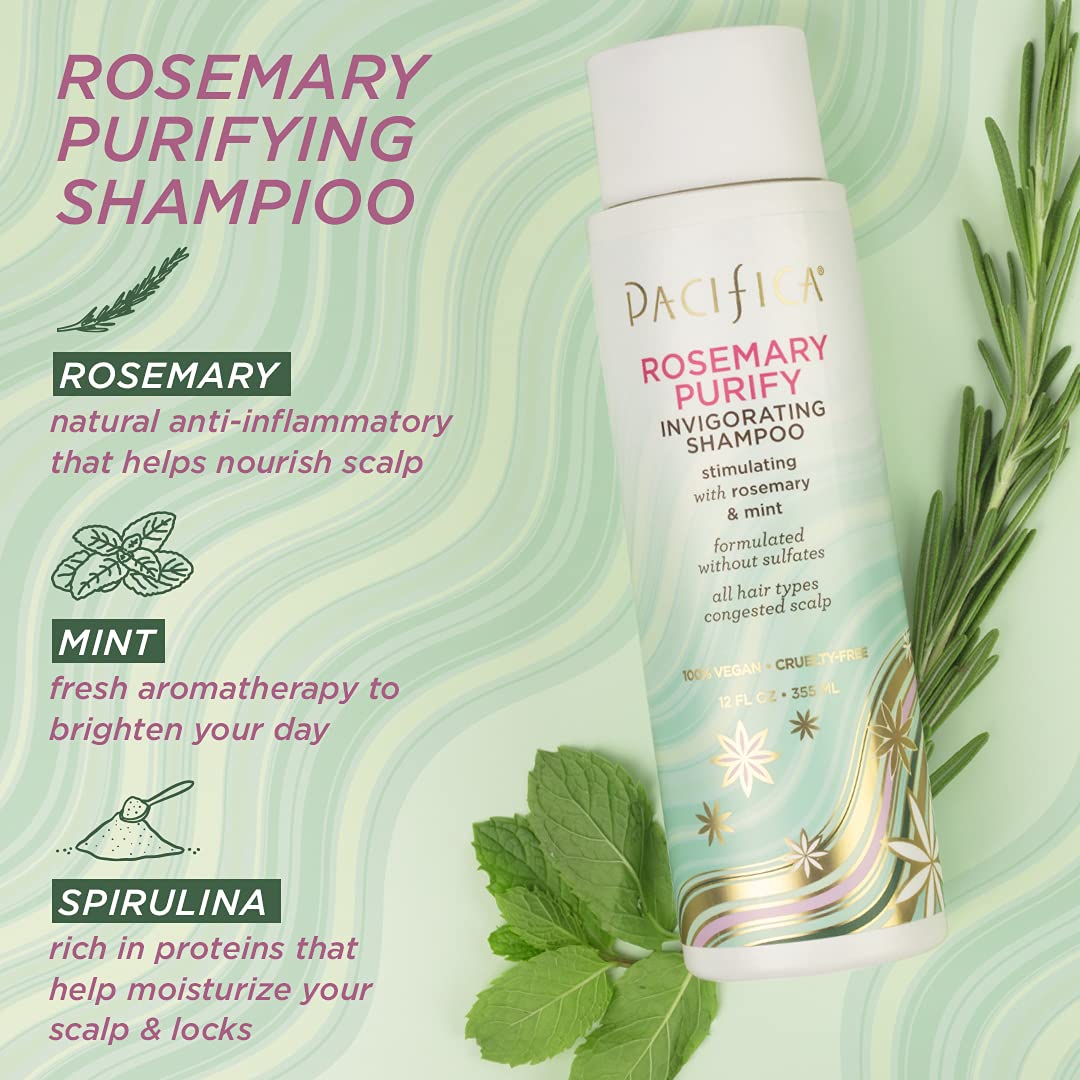 PACIFICA Beauty, Rosemary Purify Invigorating Shampoo