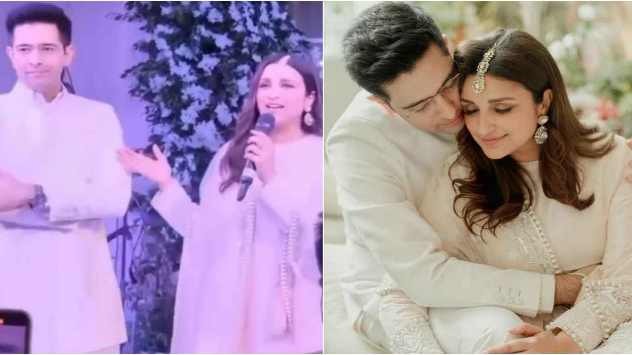 Parineeti Chopra and Raghav Chadha share a hilarious family joke in this unseen video from their engagement ceremony