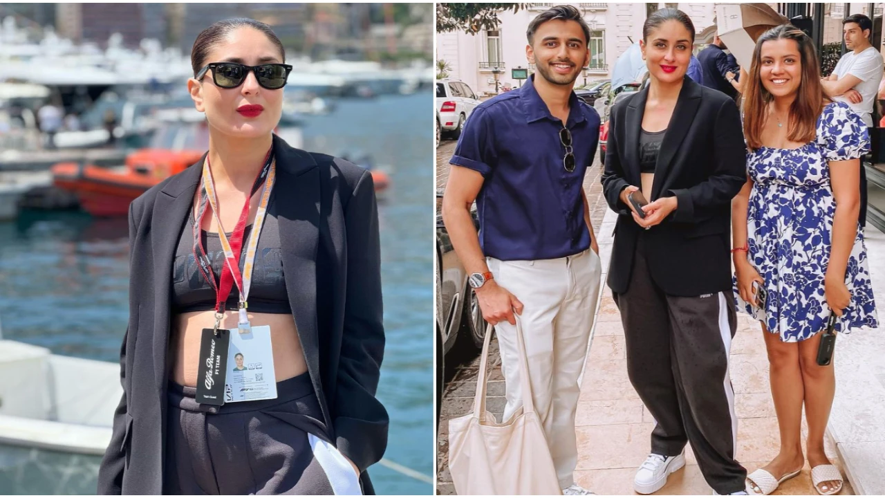 Kareena Kapoor Khan looks uber-chic in latest PICS from Monaco Grand Prix 2023;  posing happily with her fans