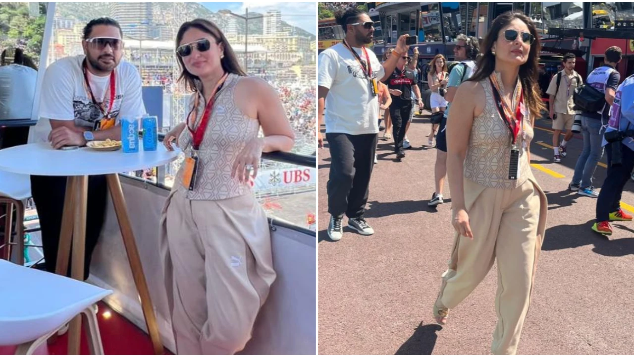 Kareena Kapoor Khan makes stylish debut with Yuvraj Singh in Monaco F1 Grand Prix practice race-pic