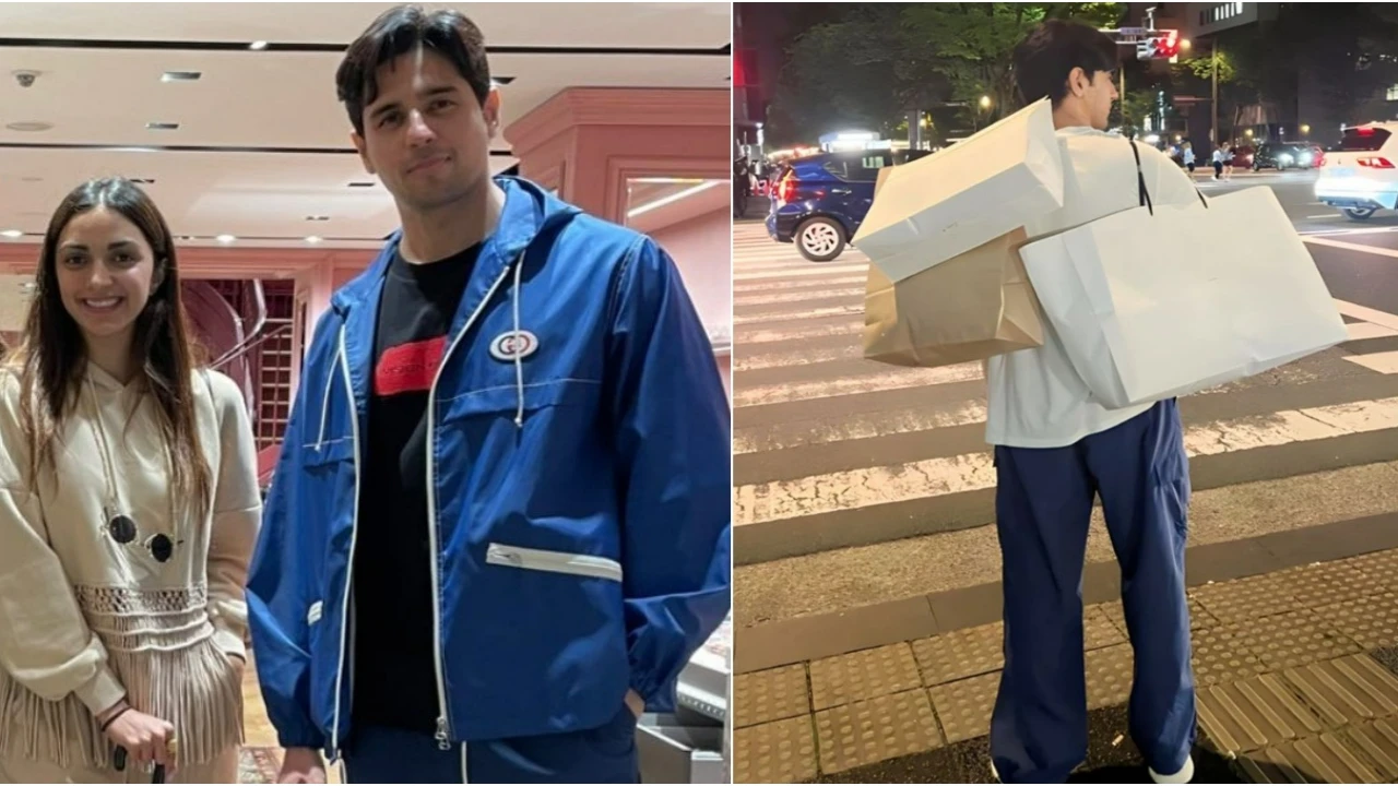 PICS: Sidharth Malhotra sets husband goals as he carries Kiara Advani’s shopping bag during Japan vacation