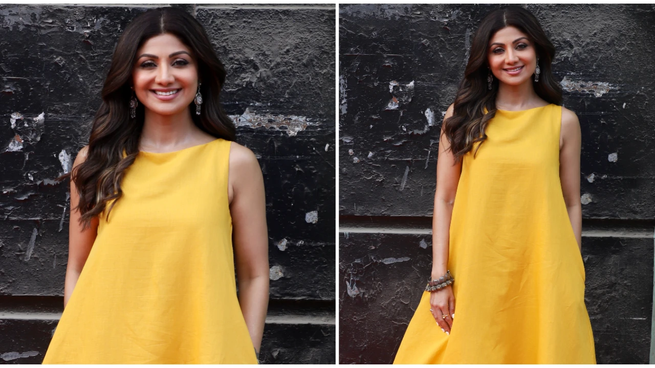 Shilpa Shetty's Nicobar 6K dress plays dual role and we love how Summer chic  it looks | PINKVILLA