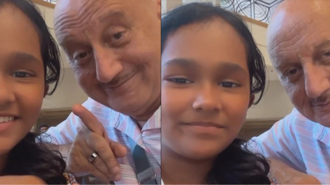 Anupam Kher kept alive the tradition with the daughter of late friend Satish Kaushik;  see they go out to lunch