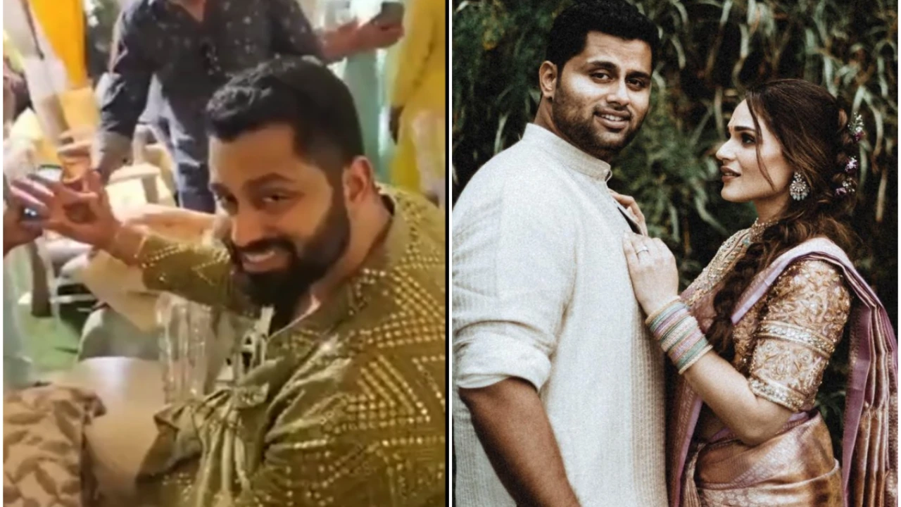 1165241315 abishek ambareesh flaunts his mehendi with a smile as pre wedding festivities begin to tie the knot on june 5 1 1280*720
