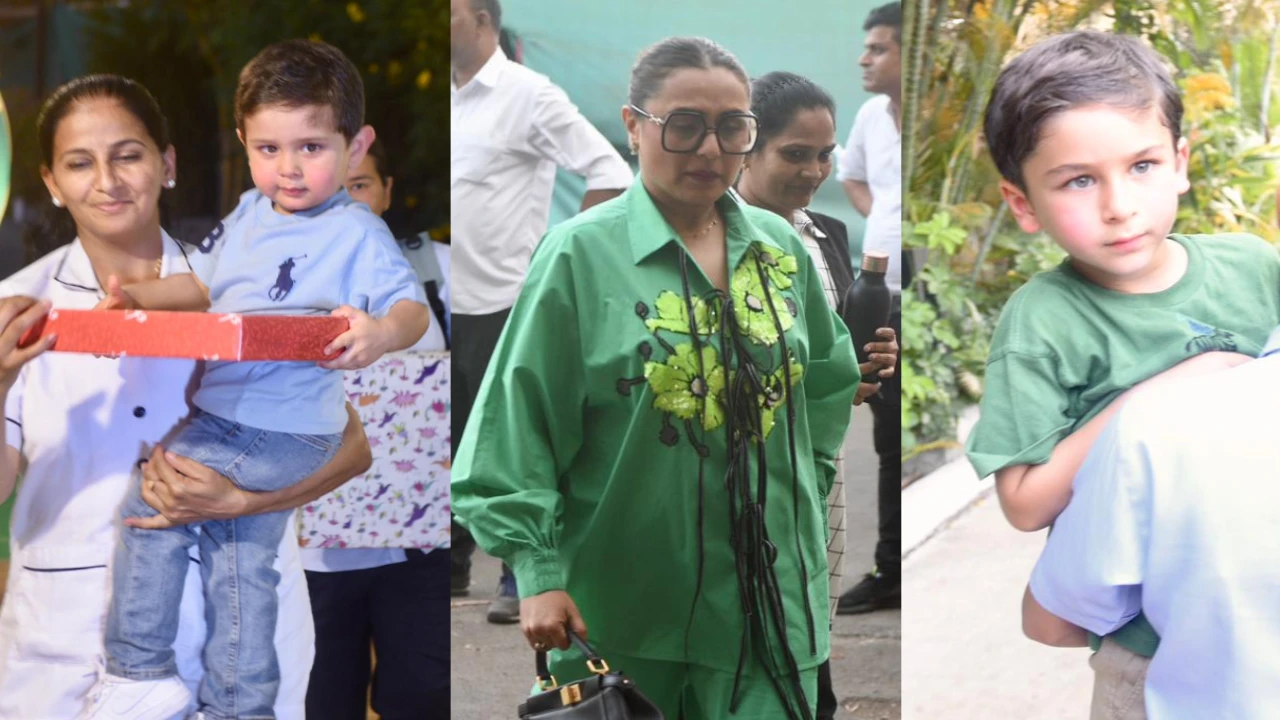 Rani Mukerji, Jehangir, Taimur Ali Khan and others attend Tusshar Kapoor’s son Lakshya’s birthday bash;  Picture