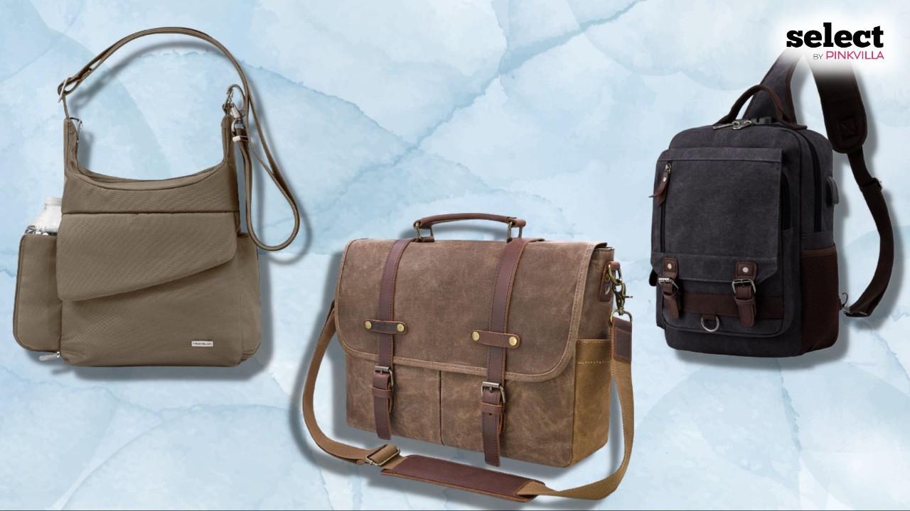 Mens Pu Leather Large Capacity Messenger Bag Casual Bucket Bag Shoulder Bag  Chest Bag For Travel Work Business, Quick & Secure Online Checkout
