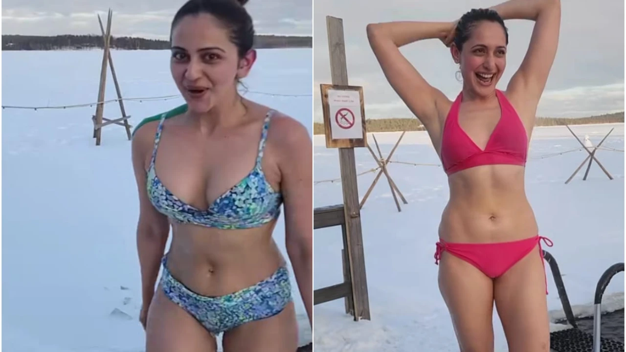 After Rakul Preet Singh, Pragya Jaiswal takes a dip in freezing ice water  wearing pink bikini | PINKVILLA