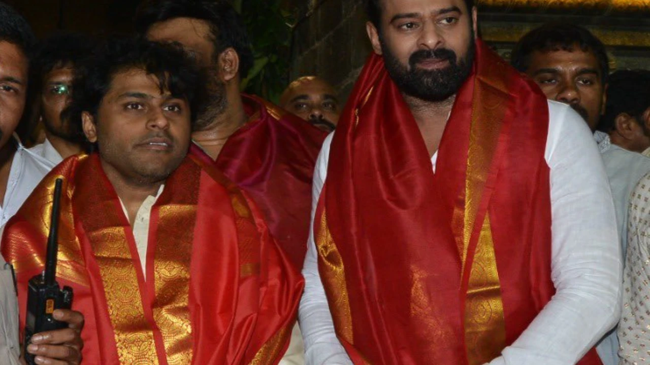 Adipurush: Before the big event, Prabhas sought blessings from Lord Venkateswara in Tirupati, photos and video went viral