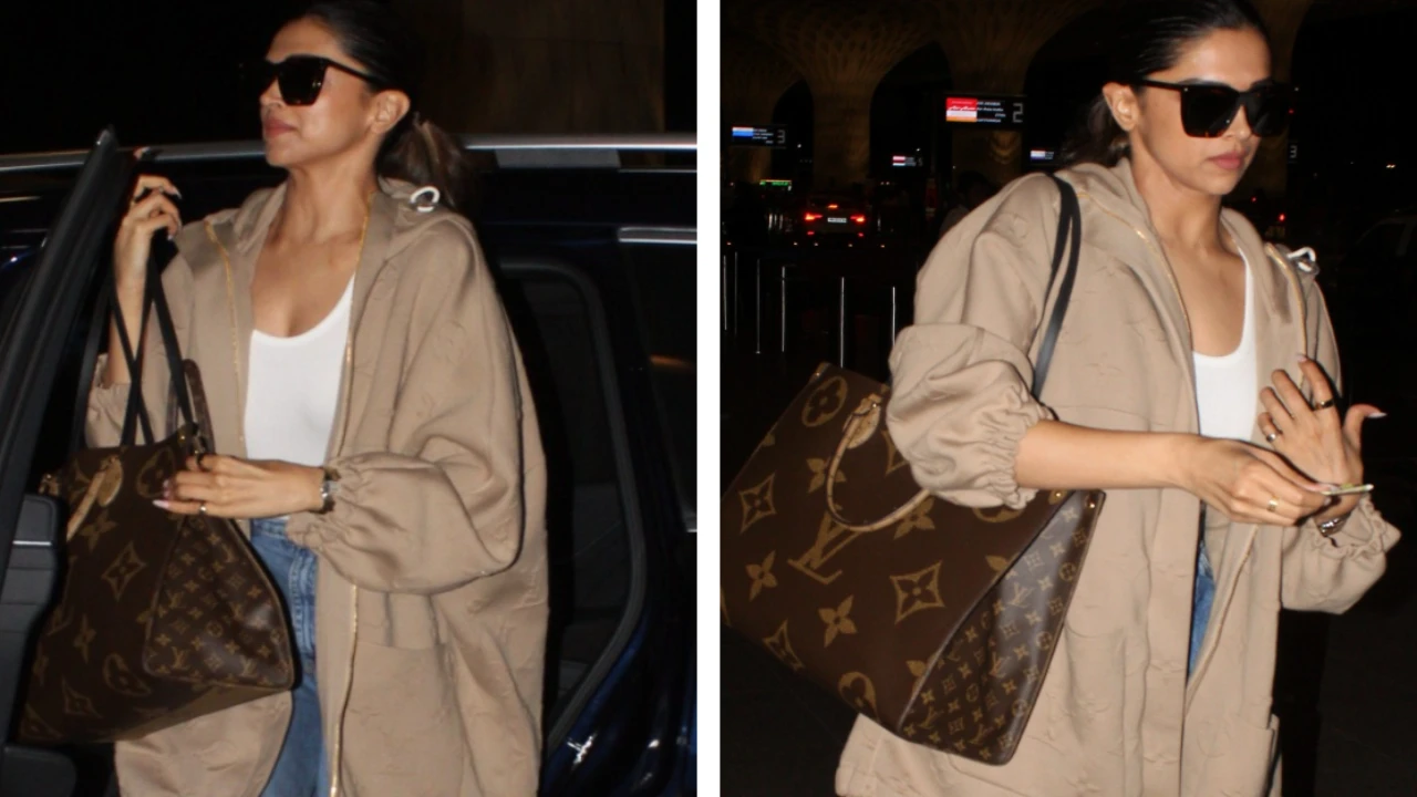 Watch: Deepika Padukone greets papa with a warm smile as they pose for pictures at the Mumbai airport