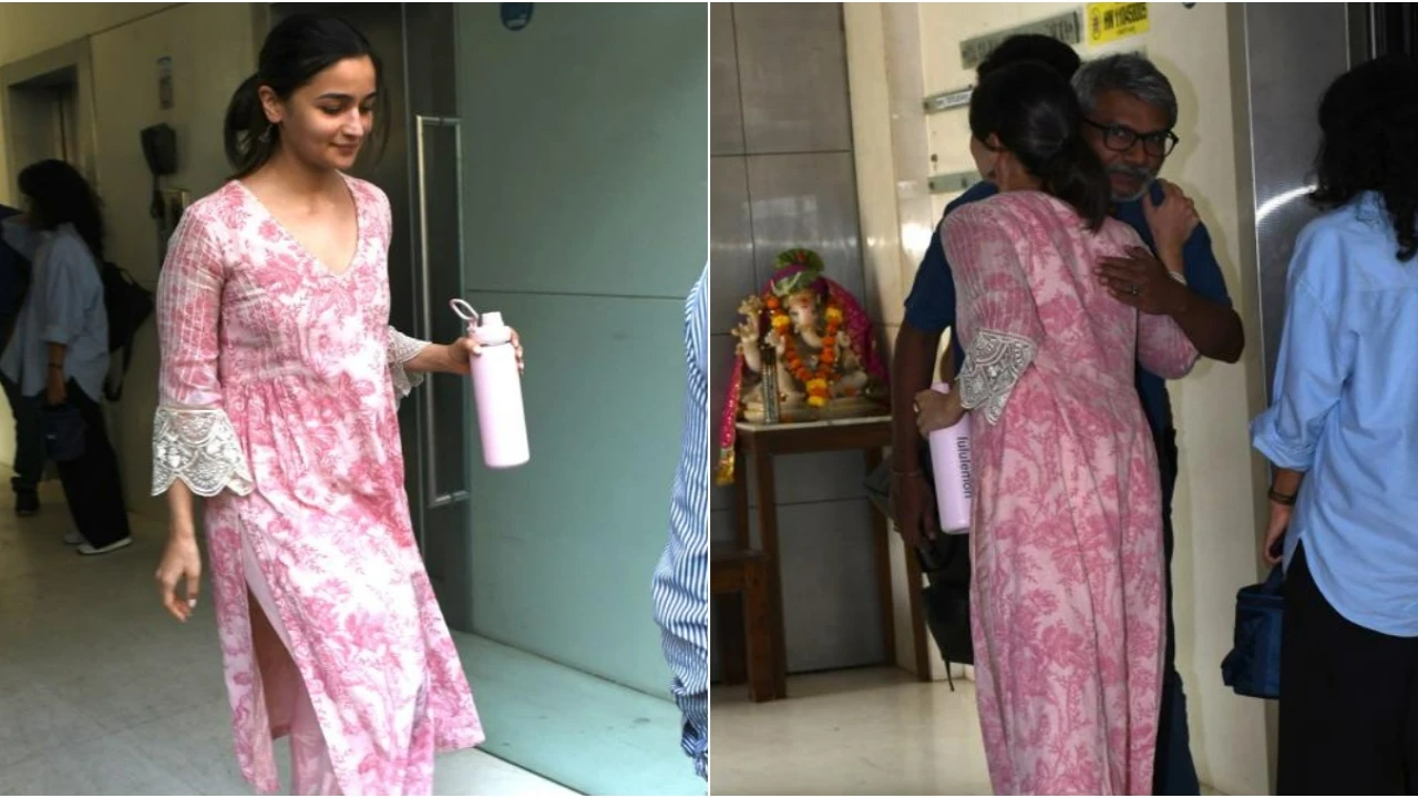 Watch: Alia Bhatt spotted after meeting Bawal director Nitesh Tiwari, rumors of collaboration abound