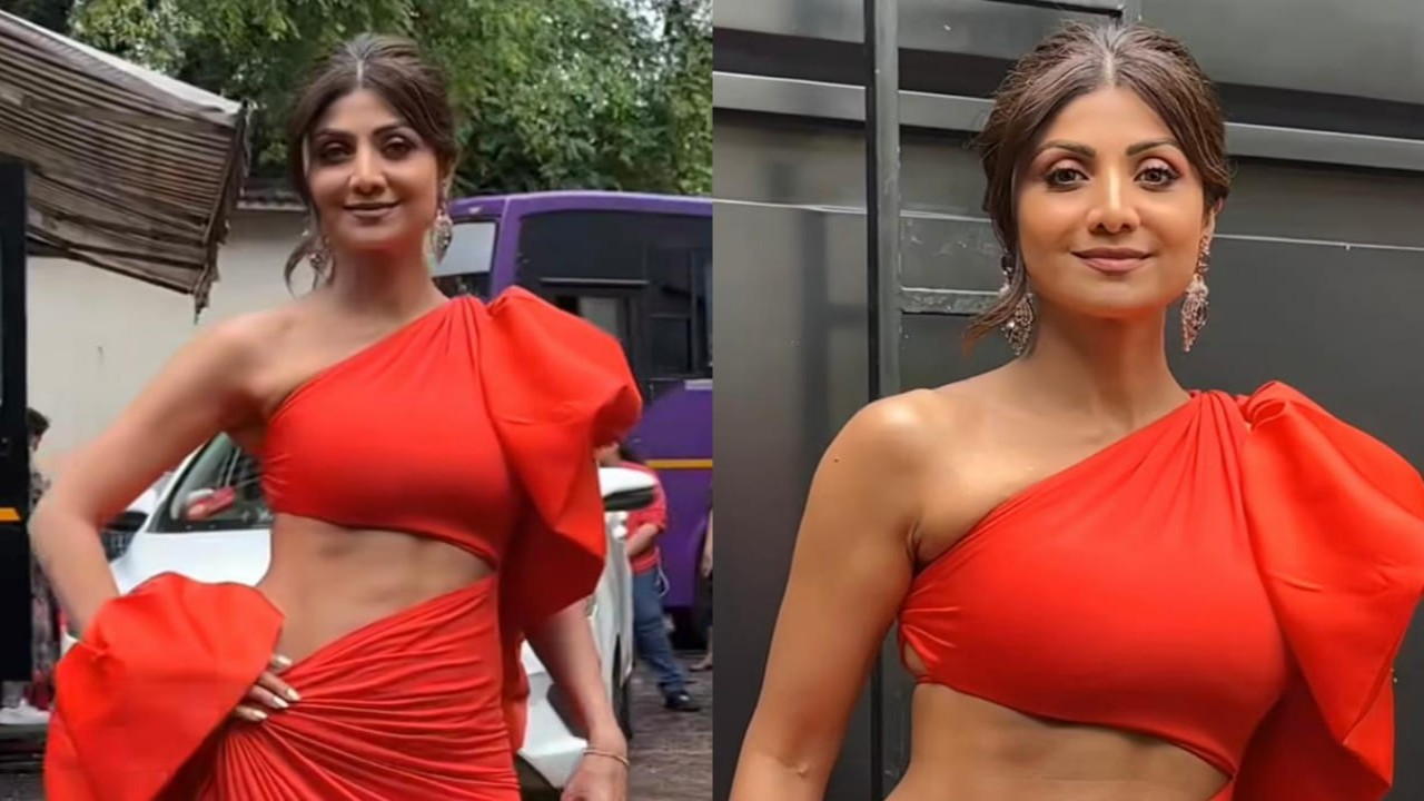 Shilpa Shetty shows off her quirky dance moves in sexy red dress - WATCH