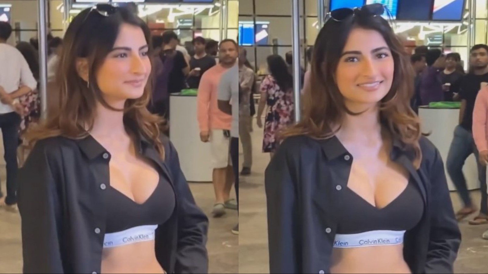 Palak Tiwari flaunts her toned abs as she makes a style statement in  casuals at the airport; Watch | PINKVILLA