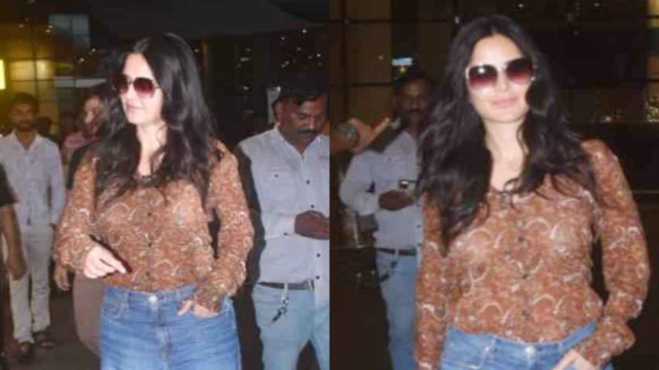 Say goodbye to skinny jeans, Katrina Kaif's airport look in mom-fit denims  and top will have you obsessed | PINKVILLA