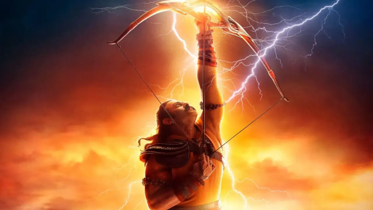 Adipurush First Look: Prabhas with a bow and arrow looks surreal, teaser to release on October 2 Adipurush First Look: Prabhas with a bow and arrow looks surreal, teaser to release on October 2