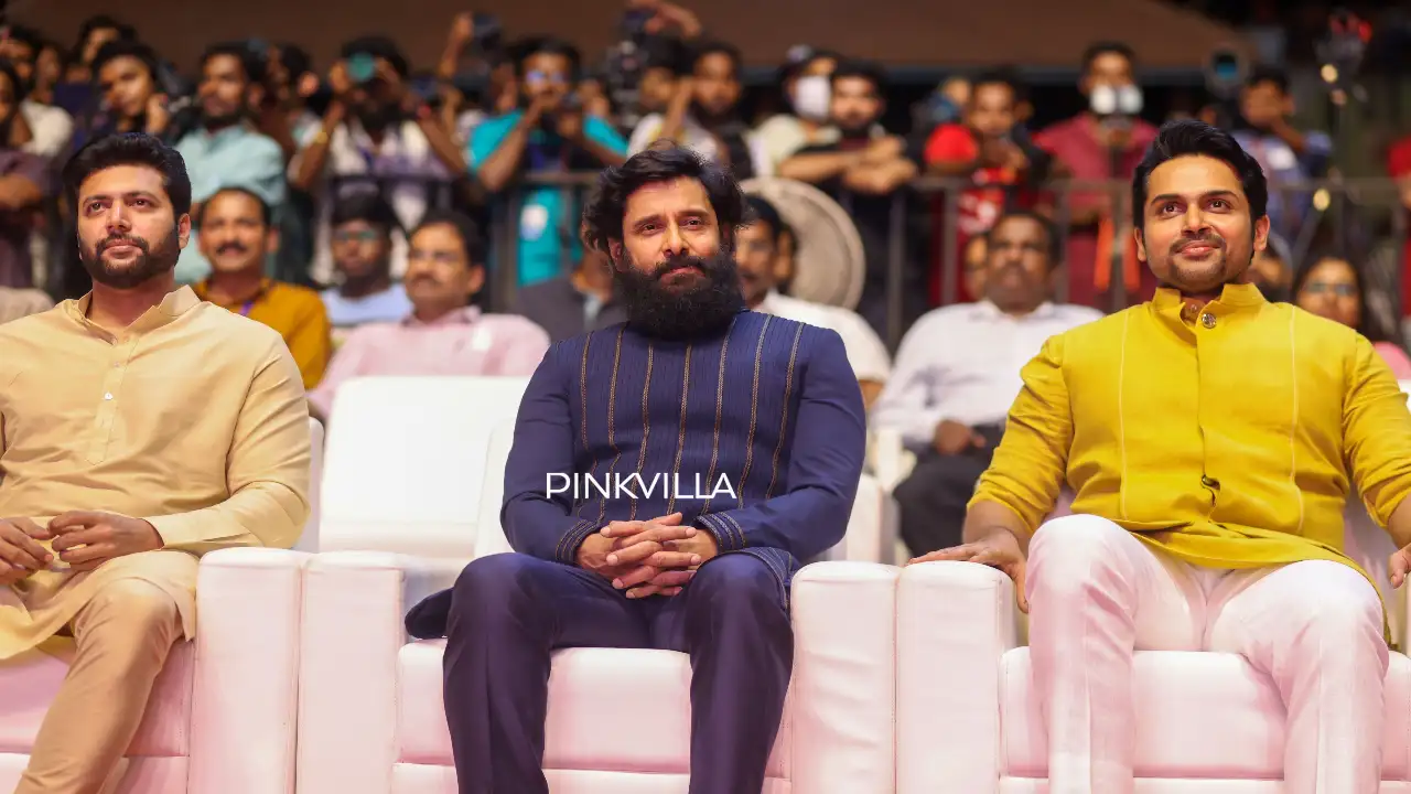 Ponniyin Selvan Kerala promotions Karthi, Chiyaan Vikram, Jayam Ravi Ponniyin Selvan