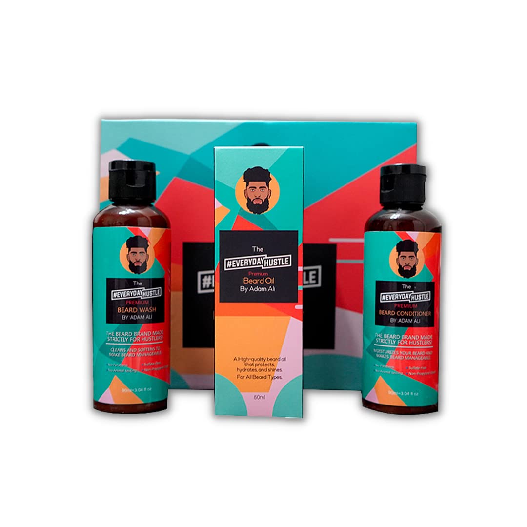 Kit de cuidados com a barba premium #Everyday Hustle