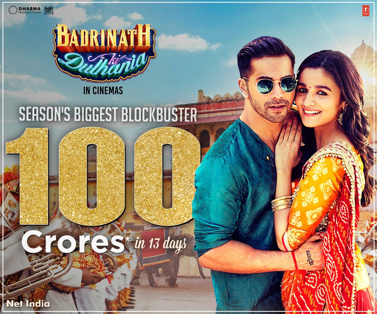 Box Office Report: Varun Dhawan-Alia Bhatt's Badrinath Ki Dulhania hits a century