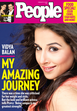 Vidya Balan on the cover of People India - March 2012