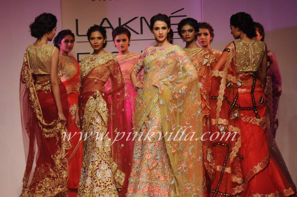 Bhairavi Jaikishan's collection at Lakmé Fashion Week Winter/Festive 2012 