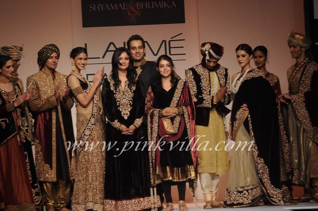 Shyamal & Bhumika at Lakmé Fashion Week Winter/Festive 2012