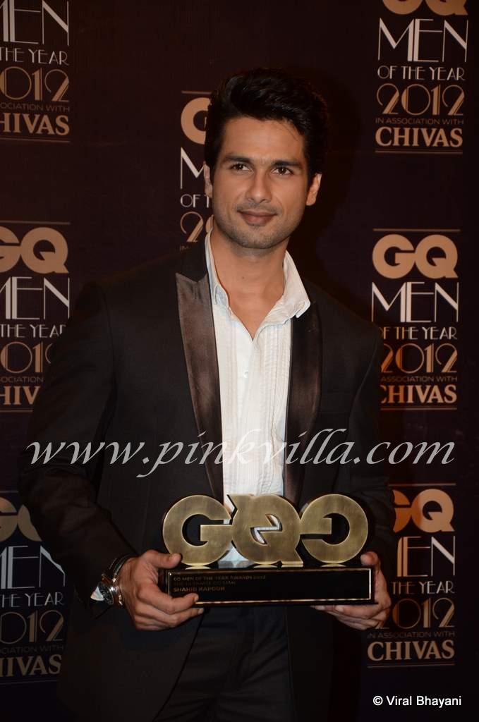 Shahid Kapoor at GQ Men Of The Year Awards 2012