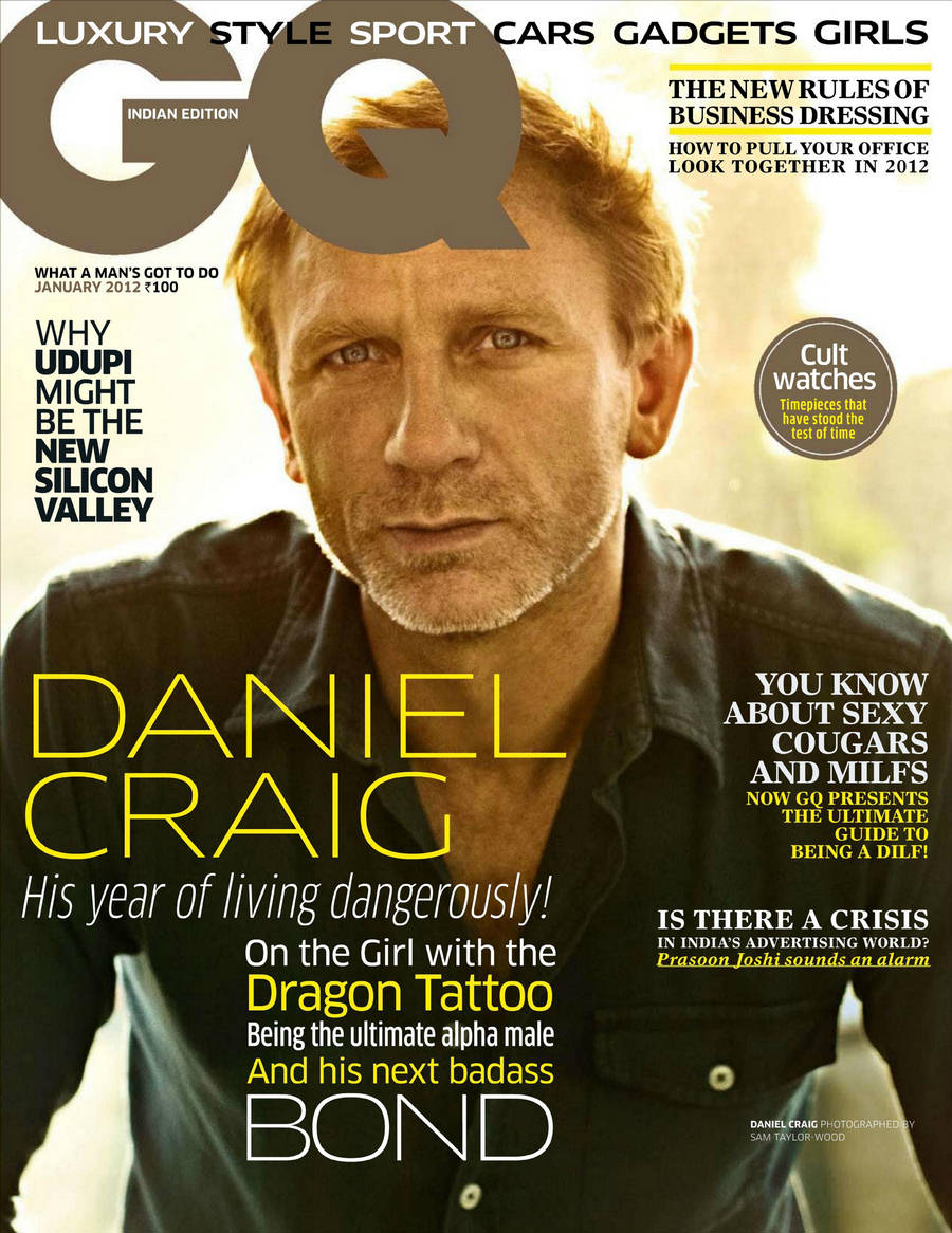 Daniel Craig on GQ India January 2012