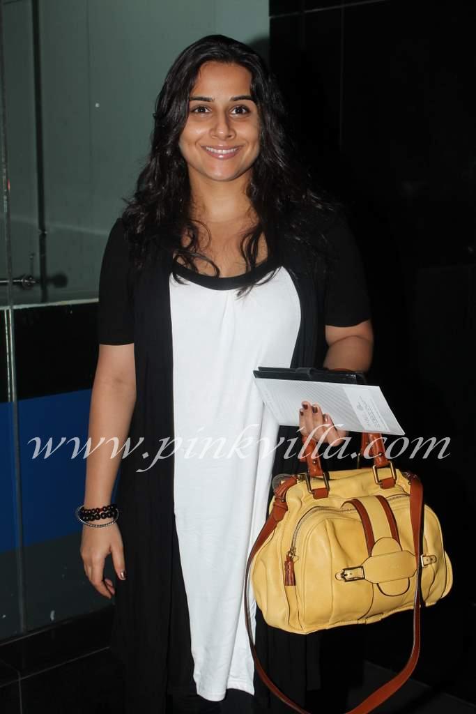 Vidya Balan leaves for IIFA 2012