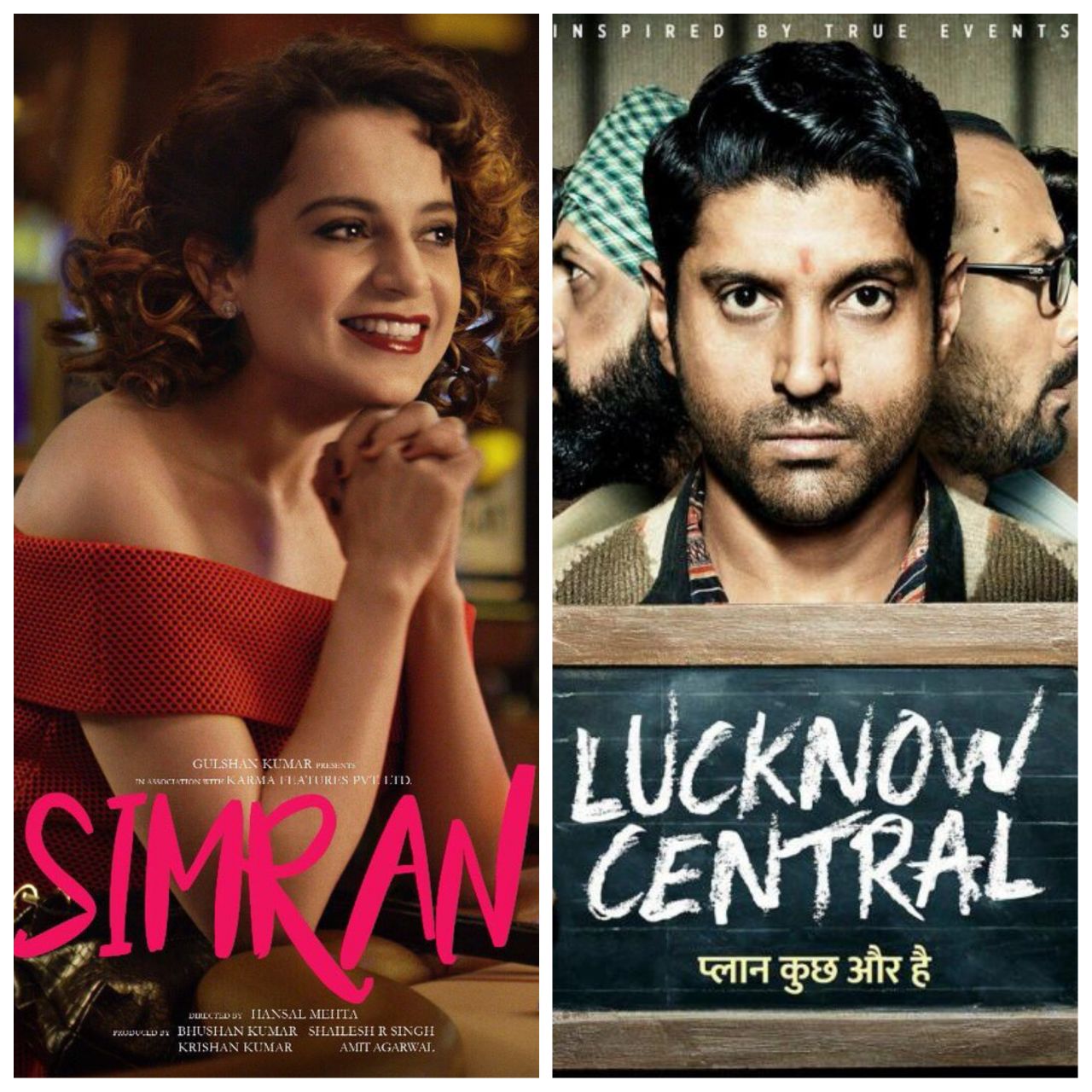 Simran vs Lucknow Central Day 2 Box Office Collection: Farhan Akhtar's movie lags behind Kangana Ranaut starrer