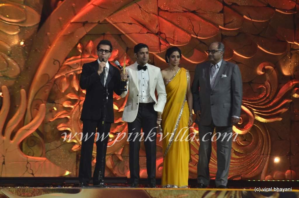 Sridevi & Boney Kapoor at the IIFA 2012 Award ceremony
