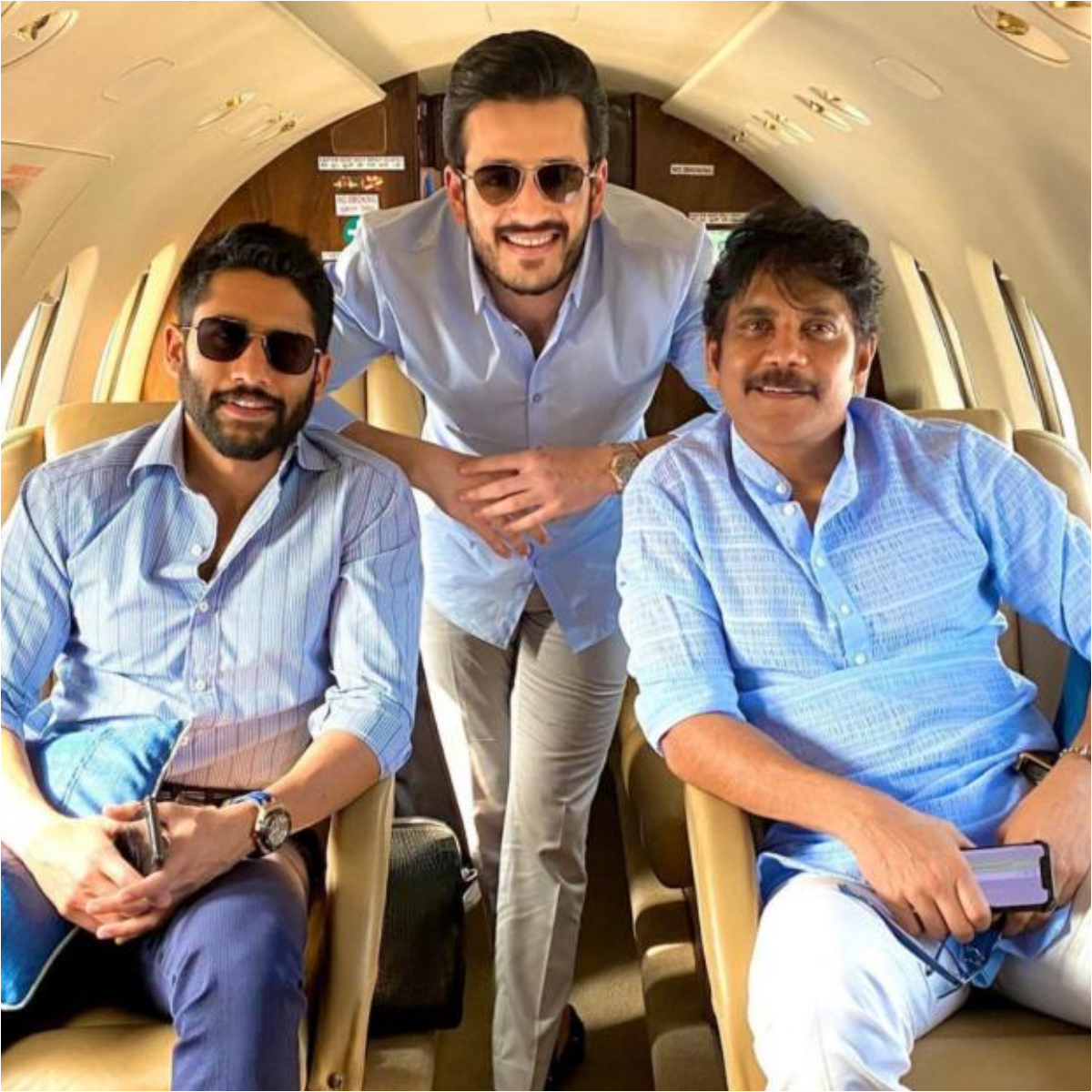 Akhil Akkineni says he is a 'proud son & brother' as Nagarjuna ...