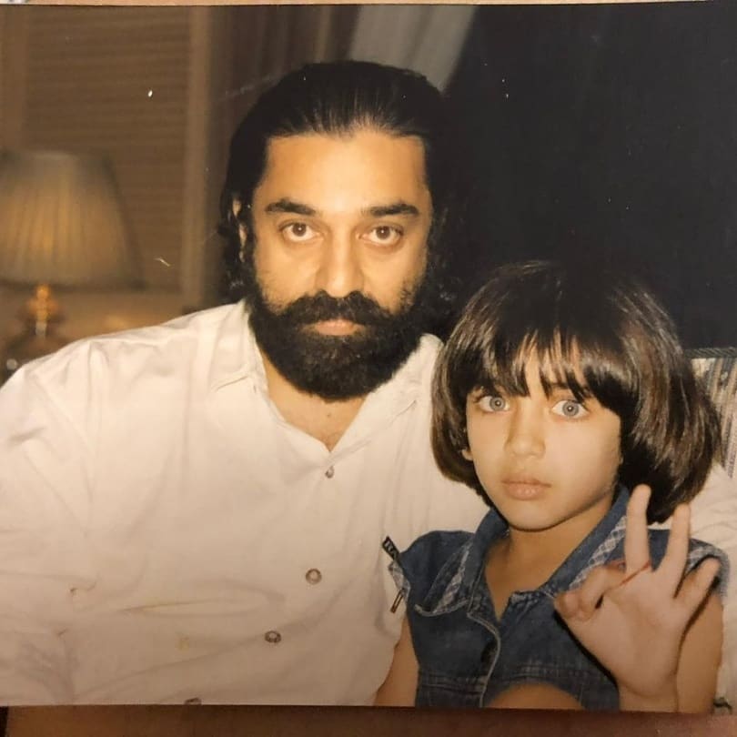Akshara Haasan, the younger daughter of Kamal Haasan