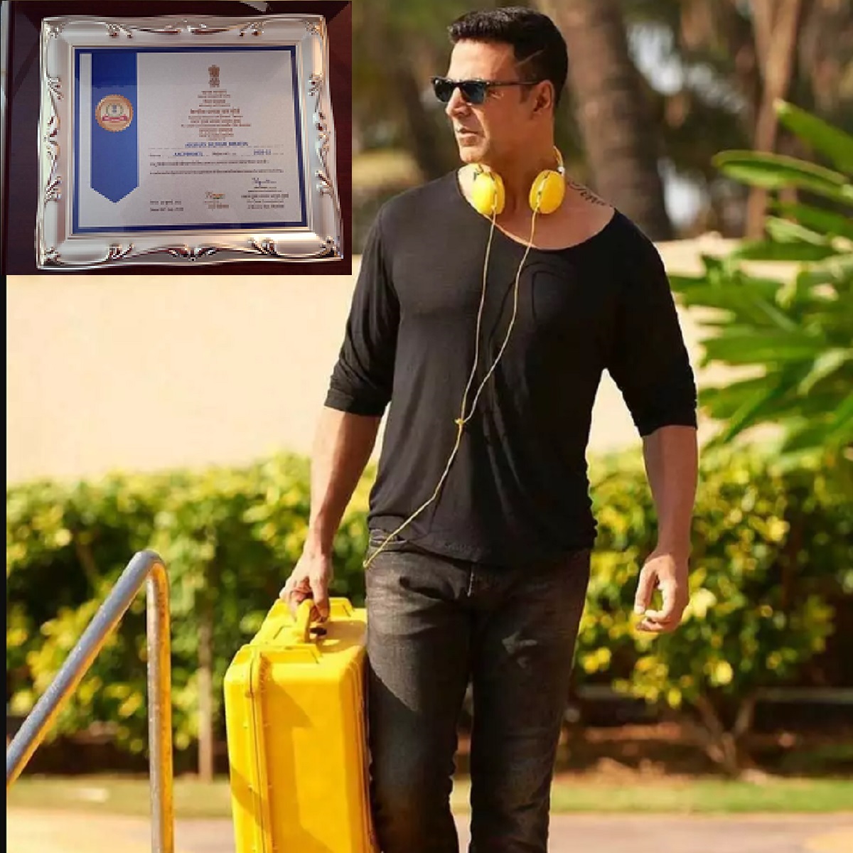 EXCLUSIVE: Akshay Kumar receives a Samman Patra from Income Tax department - Termed highest tax payer again