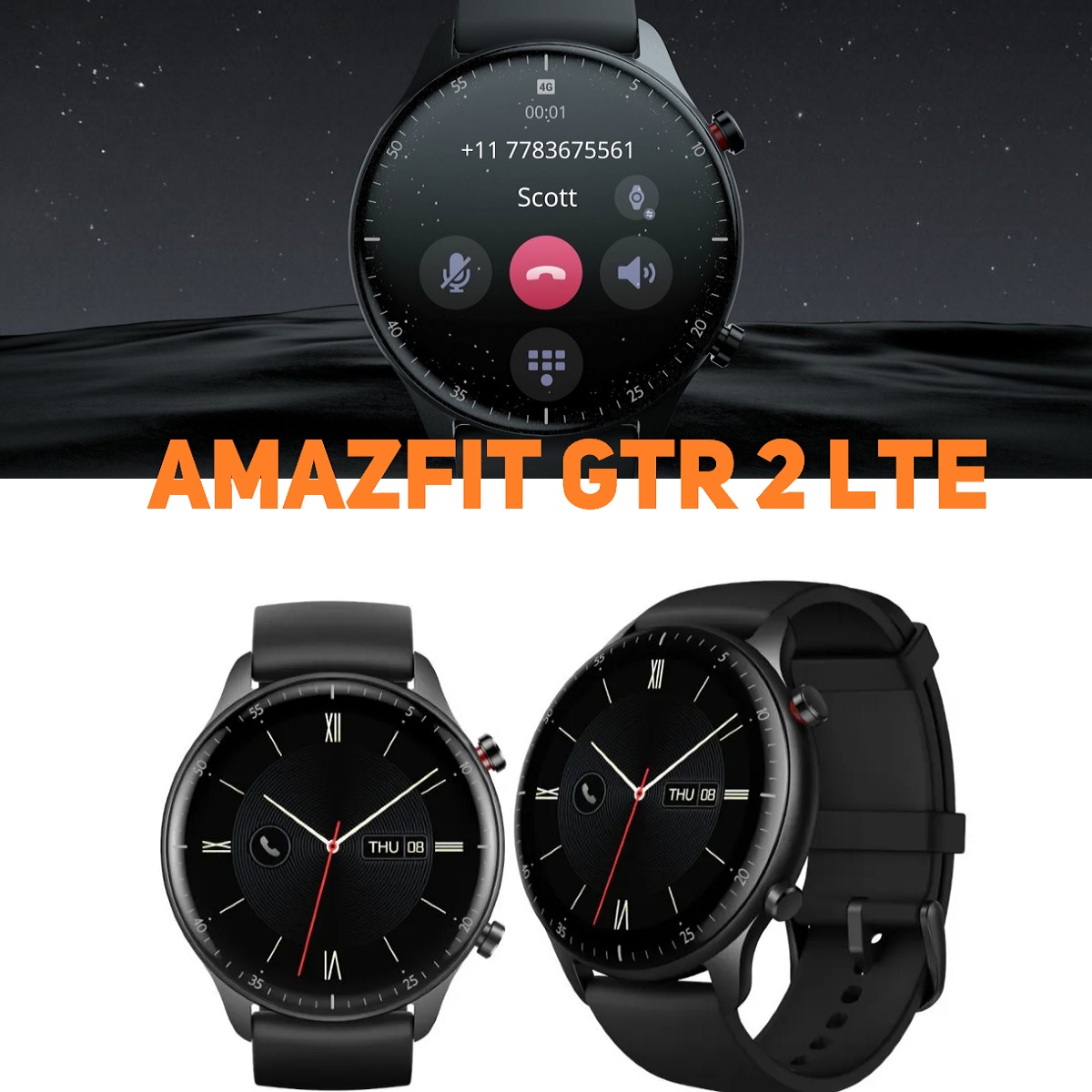 Amazfit GTR 2 LTE with calling support goes official; coming to major markets soon