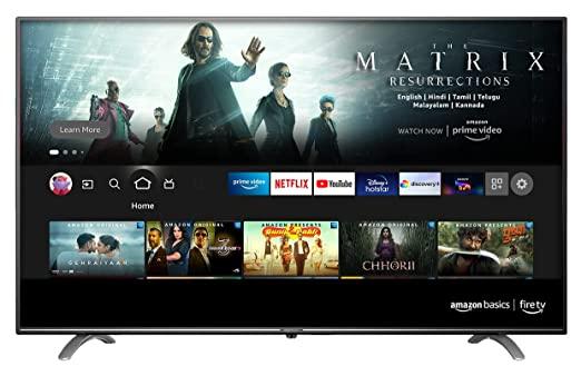 AmazonBasics 127 cm (50 inches) 4K Ultra HD Smart LED Fire TV
