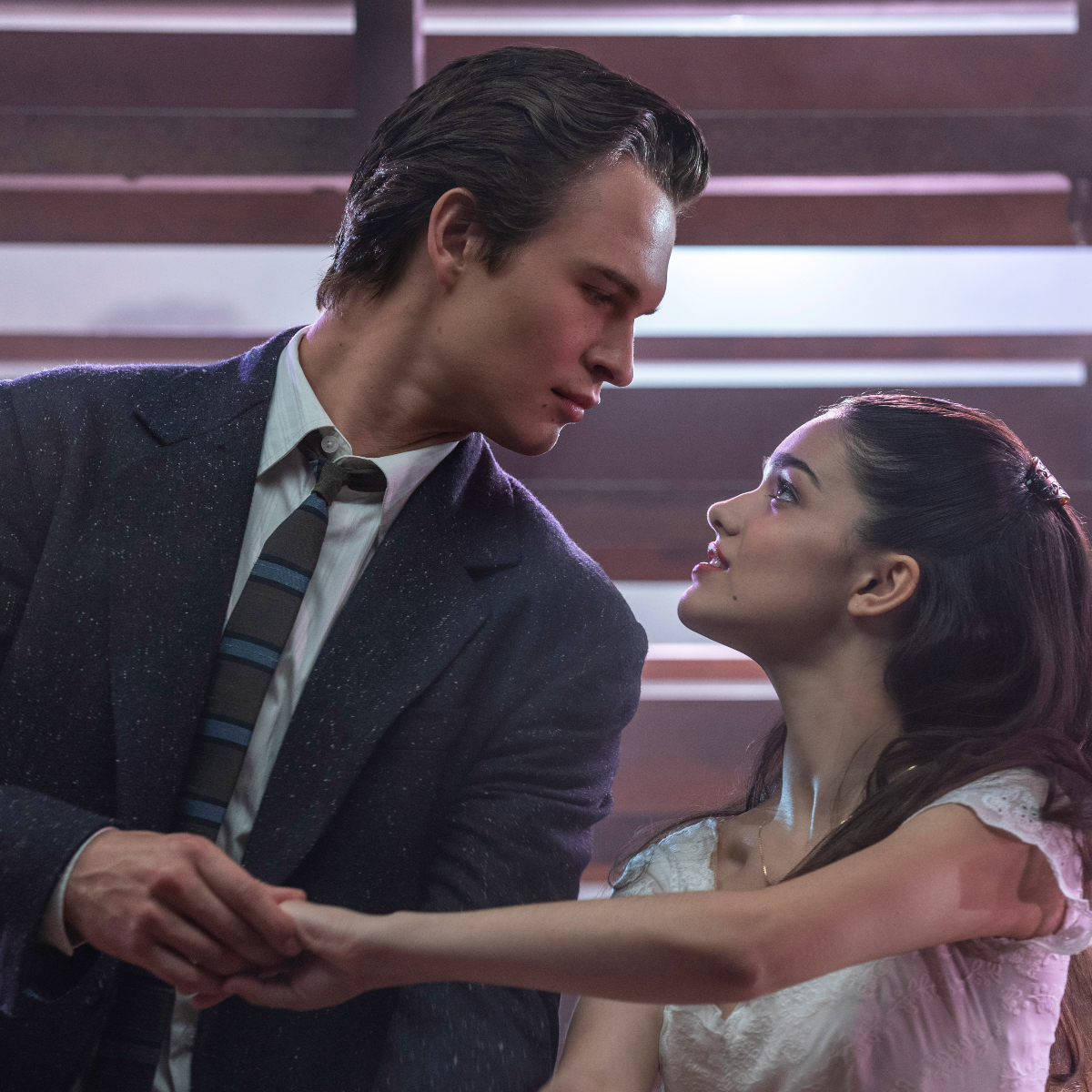 EXCLUSIVE: Ansel Elgort & Rachel Zegler DECODE Tony & Maria's meet cute in West Side Story's Dance at the Gym