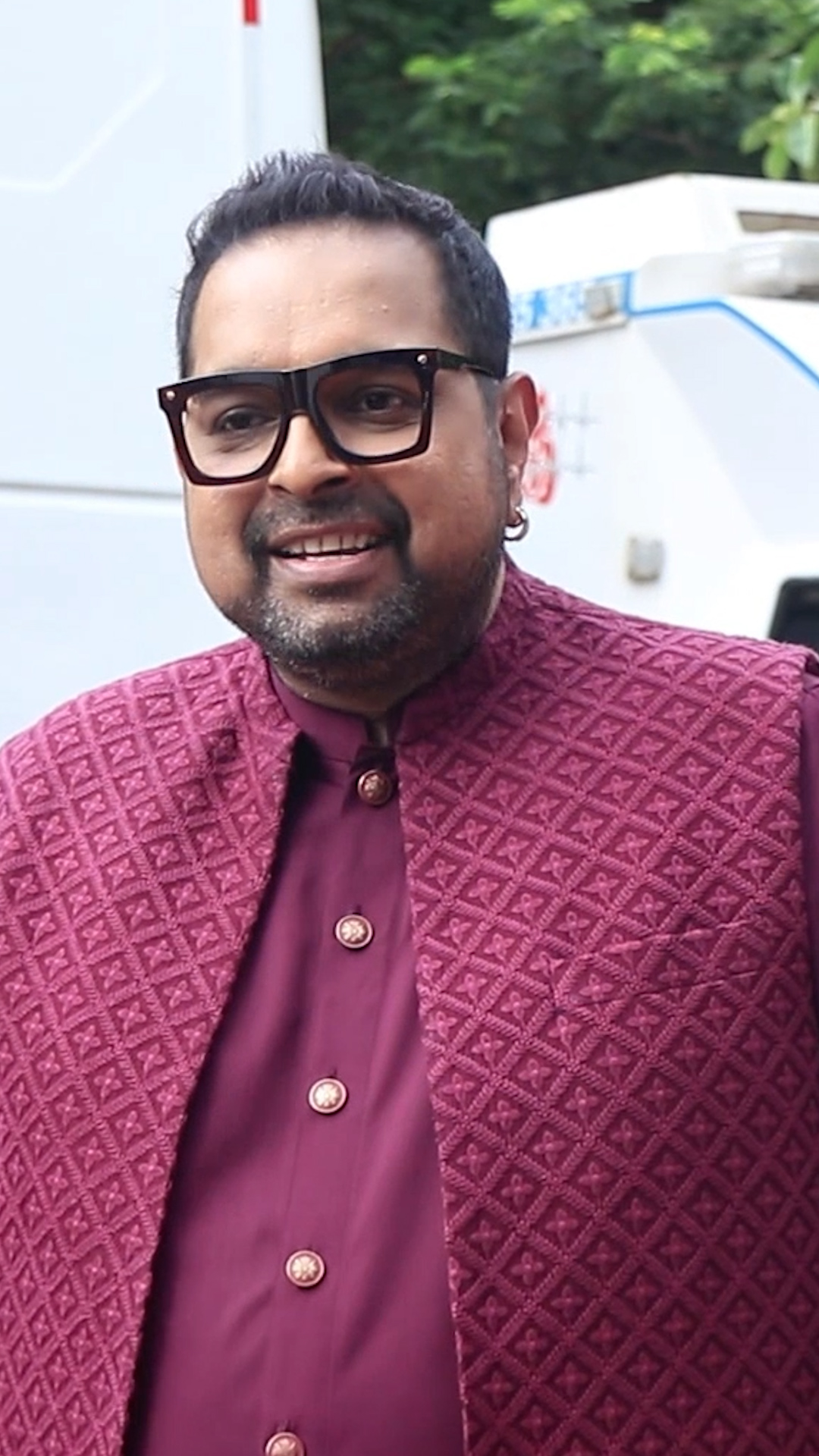 Anu Malik, Shankar Mahadevan were clicked on the shoot location in the FilmCity 