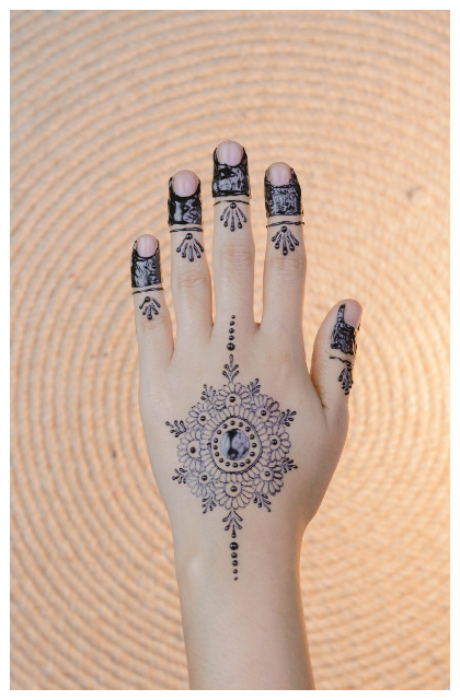 simple henna designs for palms