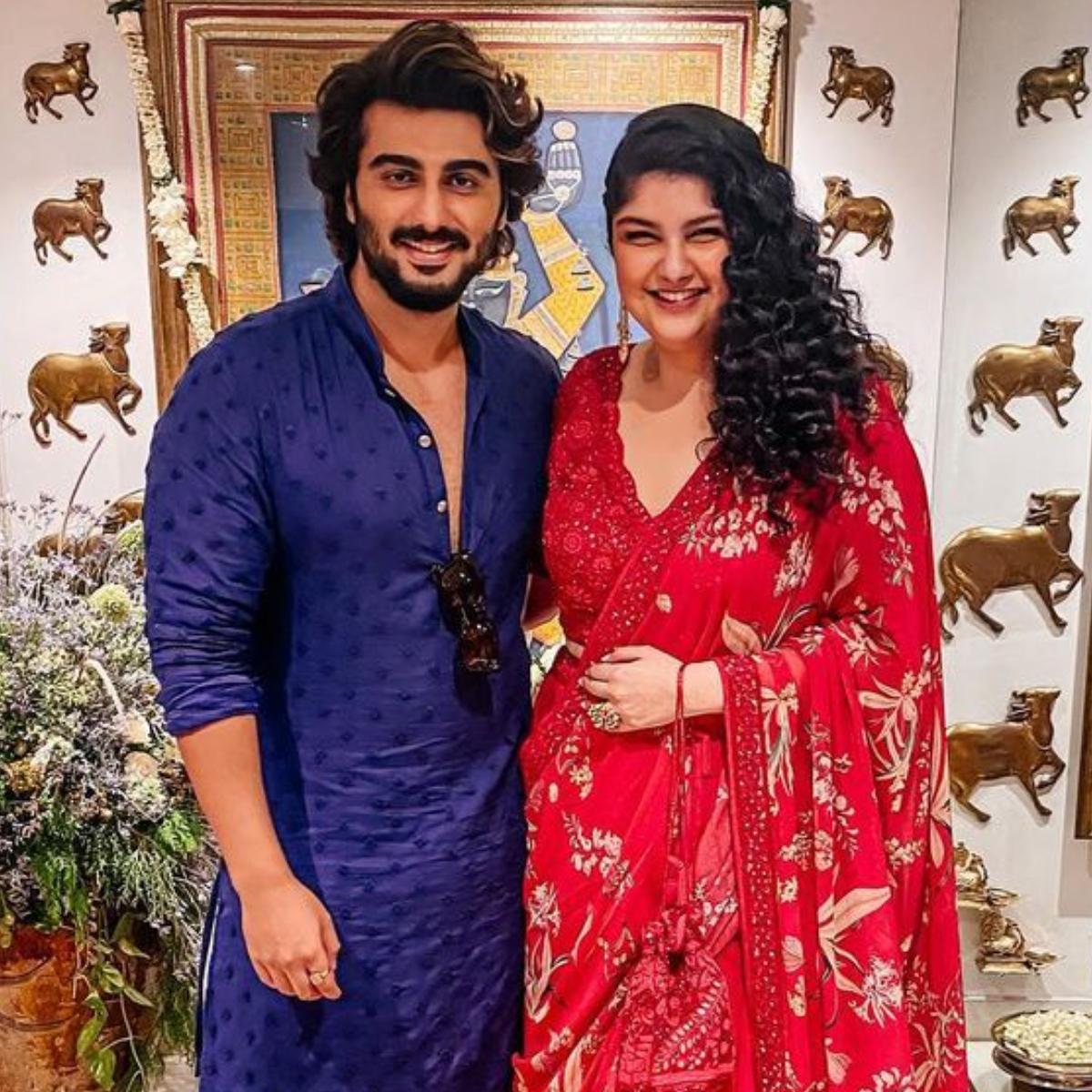 Rhea Kapoor &amp; Karan Boolani wedding: Arjun Kapoor &amp; Anshula&#039;s look gets Janhvi Kapoor&#039;s love