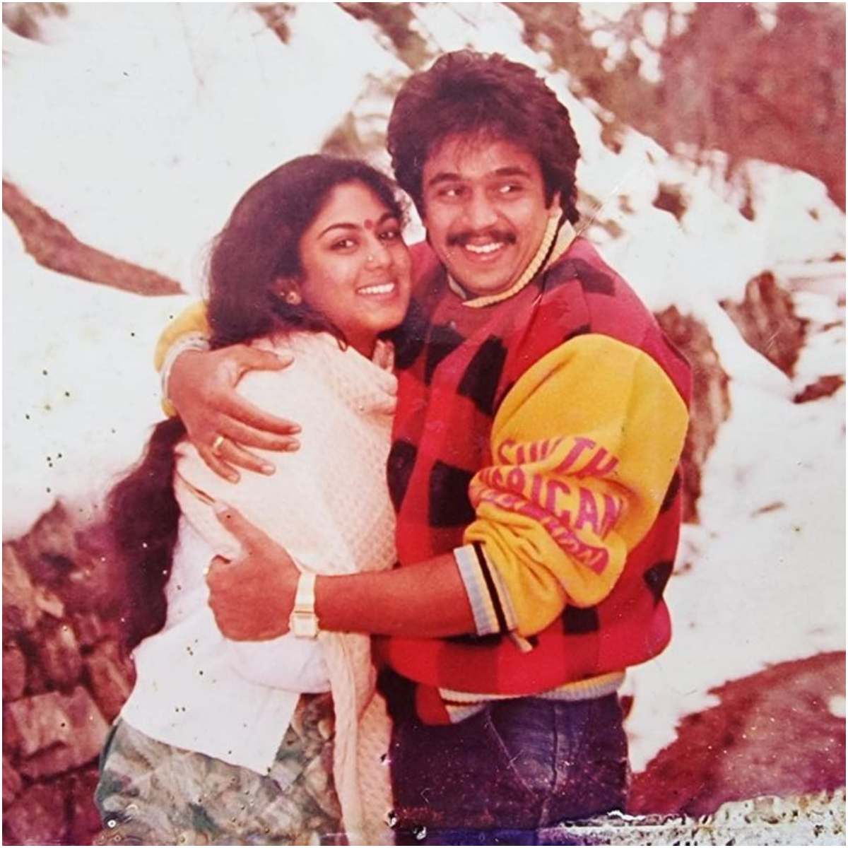 Arjun Sarja wishes his wife on their 34th wedding anniversary